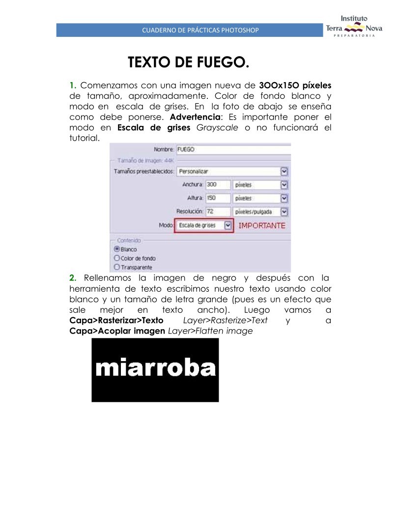 Imágen de pdf Cuaderno de prácticas PhotoShop